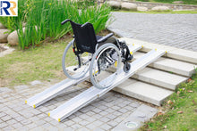 將圖片載入圖庫檢視器 3Mコンビネーションフォールド&テレスコピック車椅子ランプ-RRM307T-10