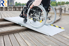 將圖片載入圖庫檢視器 1.8Mハーフフォールドソリッドアルミニウム車椅子ランプ-RRM1005-6